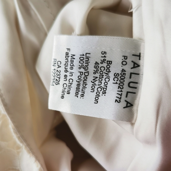 Talula Cream Lace Dress - Picture 4 of 4